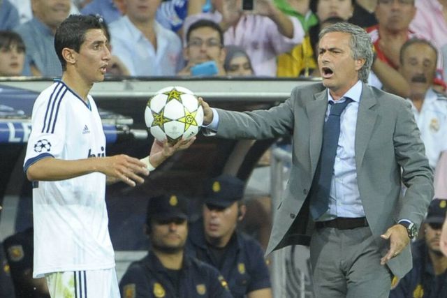 Di María foi treinado por Mourinho no Real Madrid