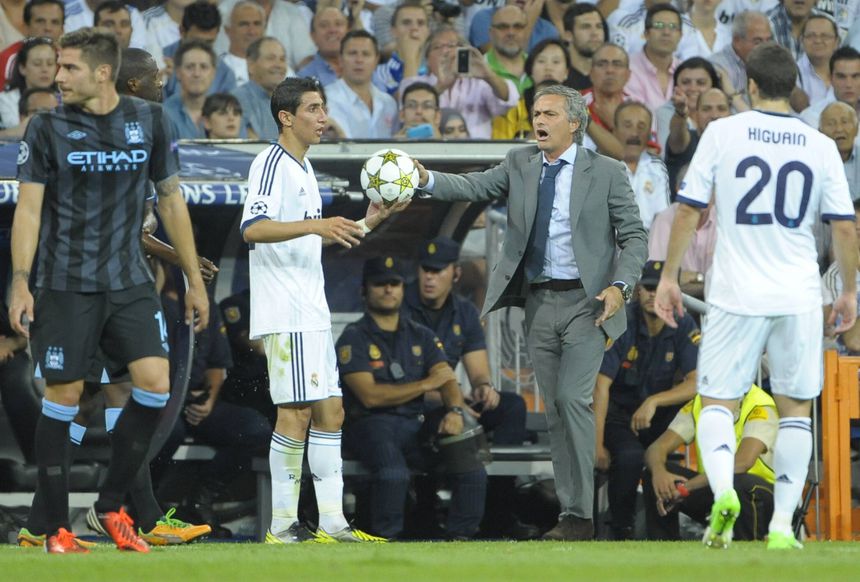 Di María foi treinado por Mourinho no Real Madrid