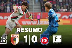 Rodrigo Ribeiro no regresso às vitórias do Augsburgo (resumo)