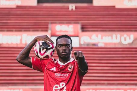 Ieltsin Camões, avançado luso-angolano do Al Ahly do Egito