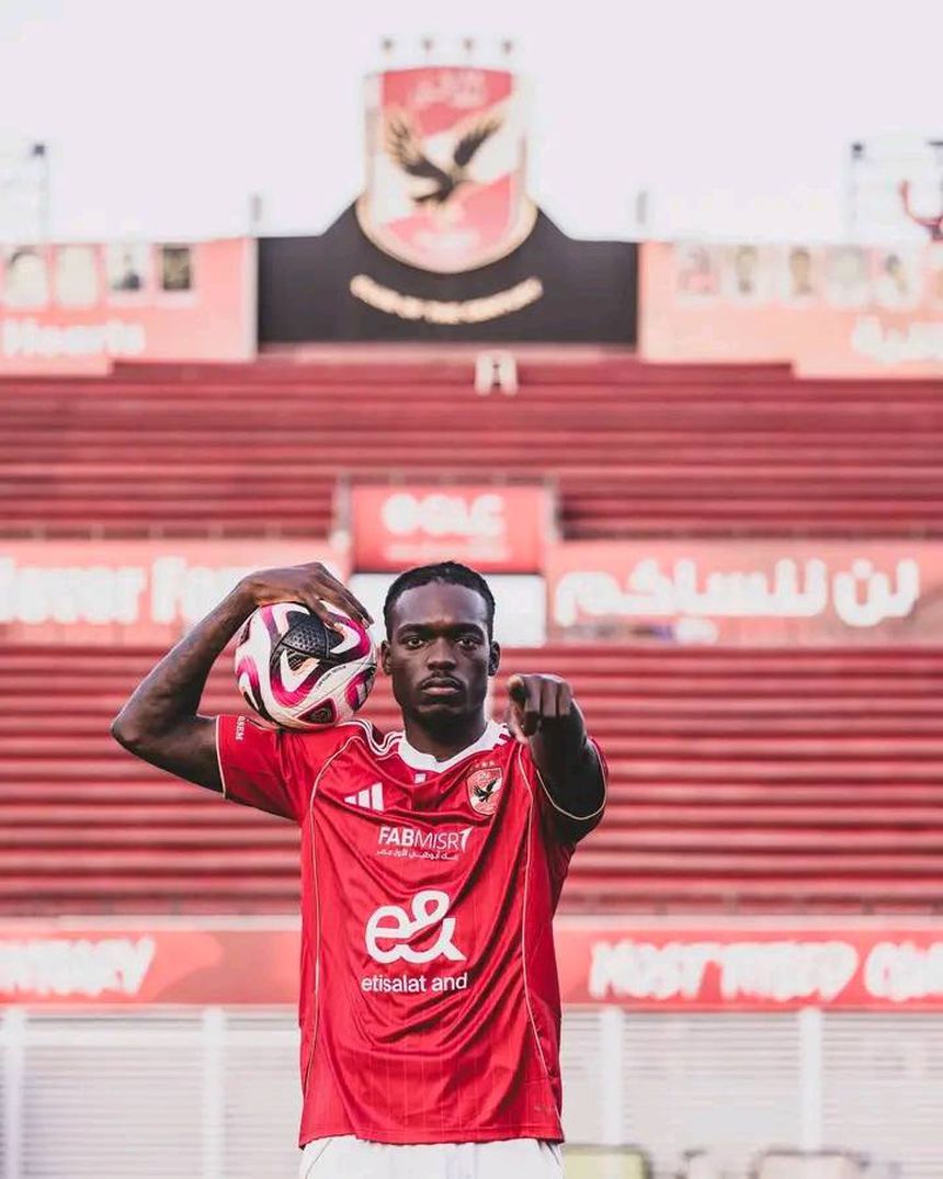 Ieltsin Camões, avançado luso-angolano do Al Ahly do Egito