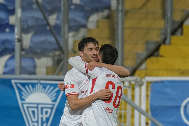 Golaço de João Silva - Foto: UD Leiria