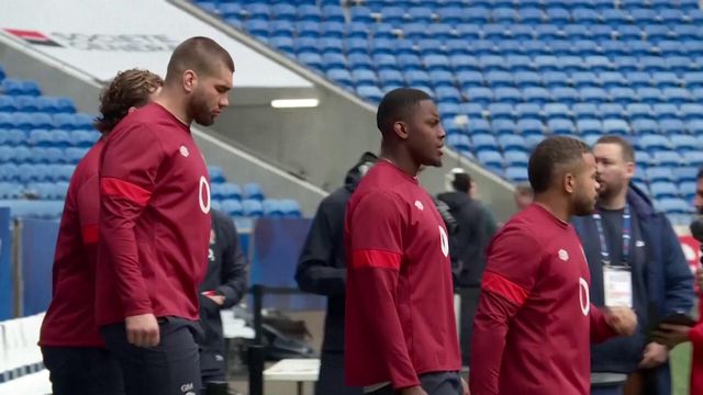 O treino da Inglaterra antes do confronto com a França