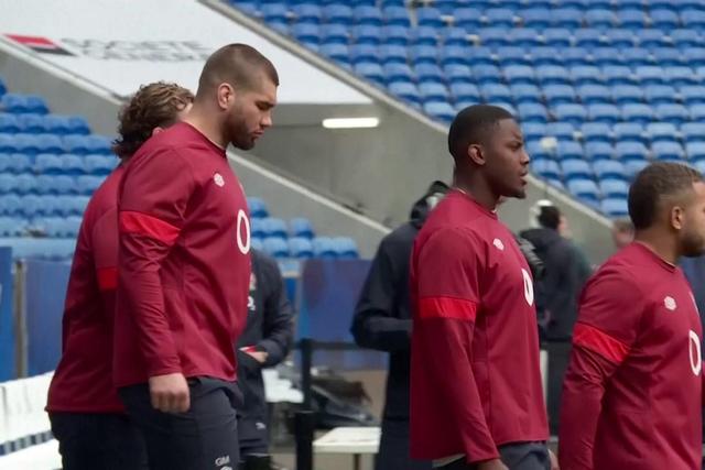 O treino da Inglaterra antes do confronto com a França