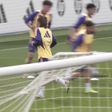 O treino do Real Madrid antes do jogo contra o Osasuna