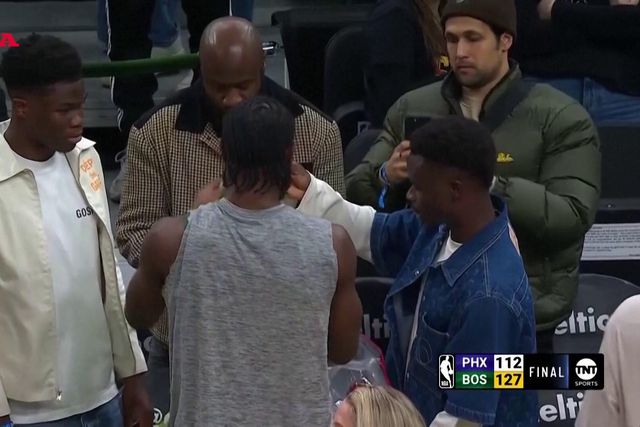 Vídeo: Momento entre Bukayo Saka, do Arsenal, e Jaylen Brown, dos Boston Celtics