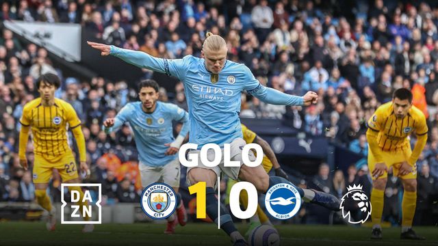 Haaland não perdoa na marca de penálti e coloca Man. City a ganhar (vídeo)