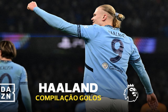 Os 21 golos de Haaland na Premier League até ao momento (vídeo)