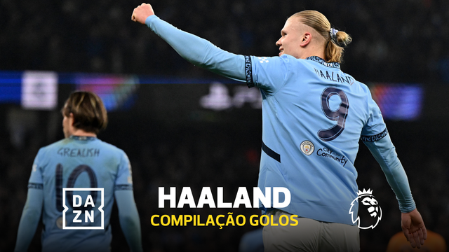 Os 21 golos de Haaland na Premier League até ao momento (vídeo)