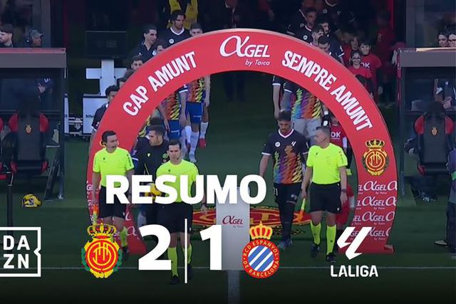 Mallorca de Samu Costa vence Espanhol na tarde caótica de Muriqi