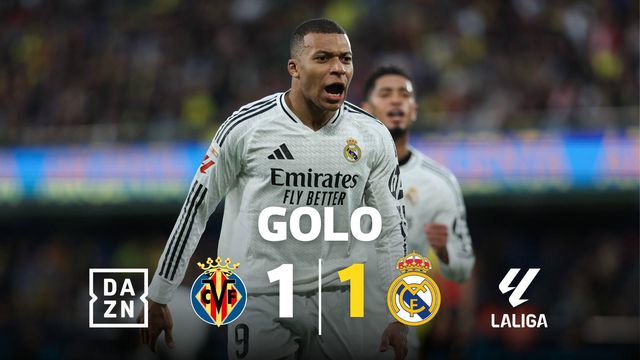 Quem mais podia ser? Mbappé empata para o Real Madrid (vídeo)