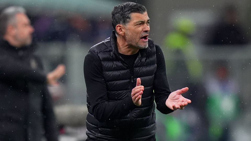 Sérgio Conceição durante um jogo