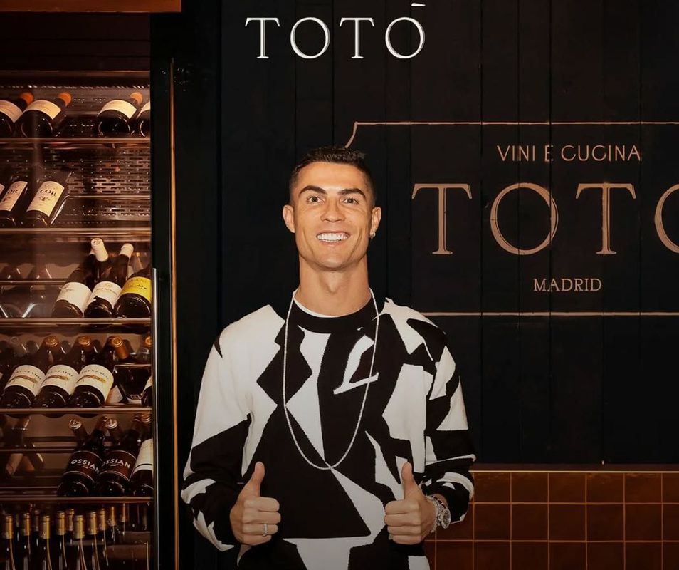 Ronaldo e Rafael Nadal fecham restaurante em Madrid