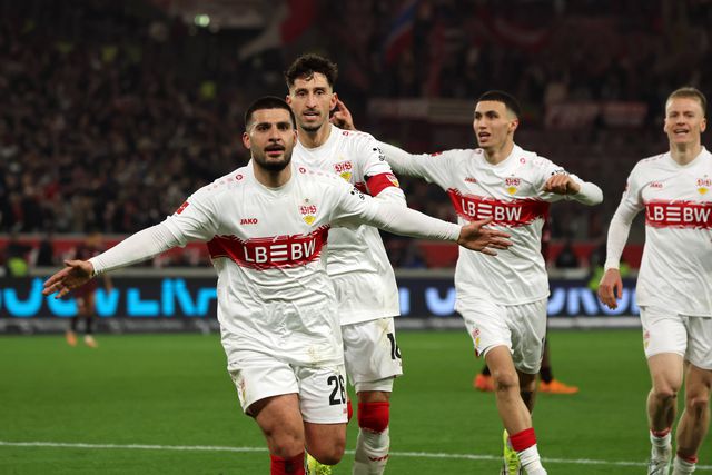 Festa do Estugarda, de Deniz Undav, frente ao Leipzig (IMAGO)