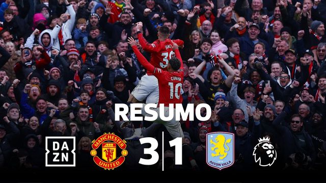 Exibição de sonho de Bruno Fernandes leva o Manchester United ao pódio