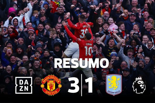 Exibição de sonho de Bruno Fernandes leva o Manchester United ao pódio