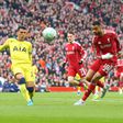 Liverpool-Tottenham: jogo termina empatado