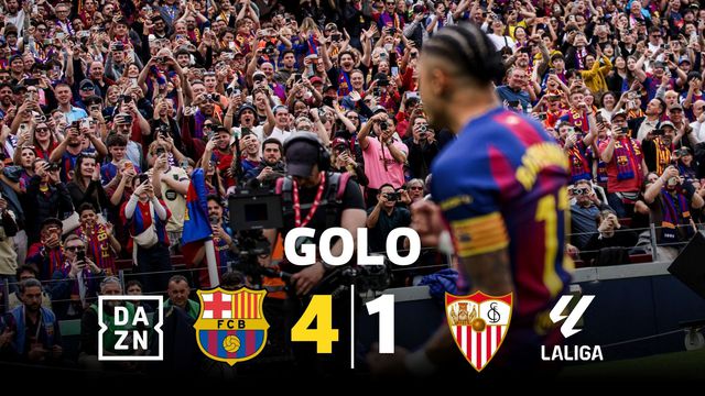 Hat-trick de Raphinha, mas agora não foi de penálti