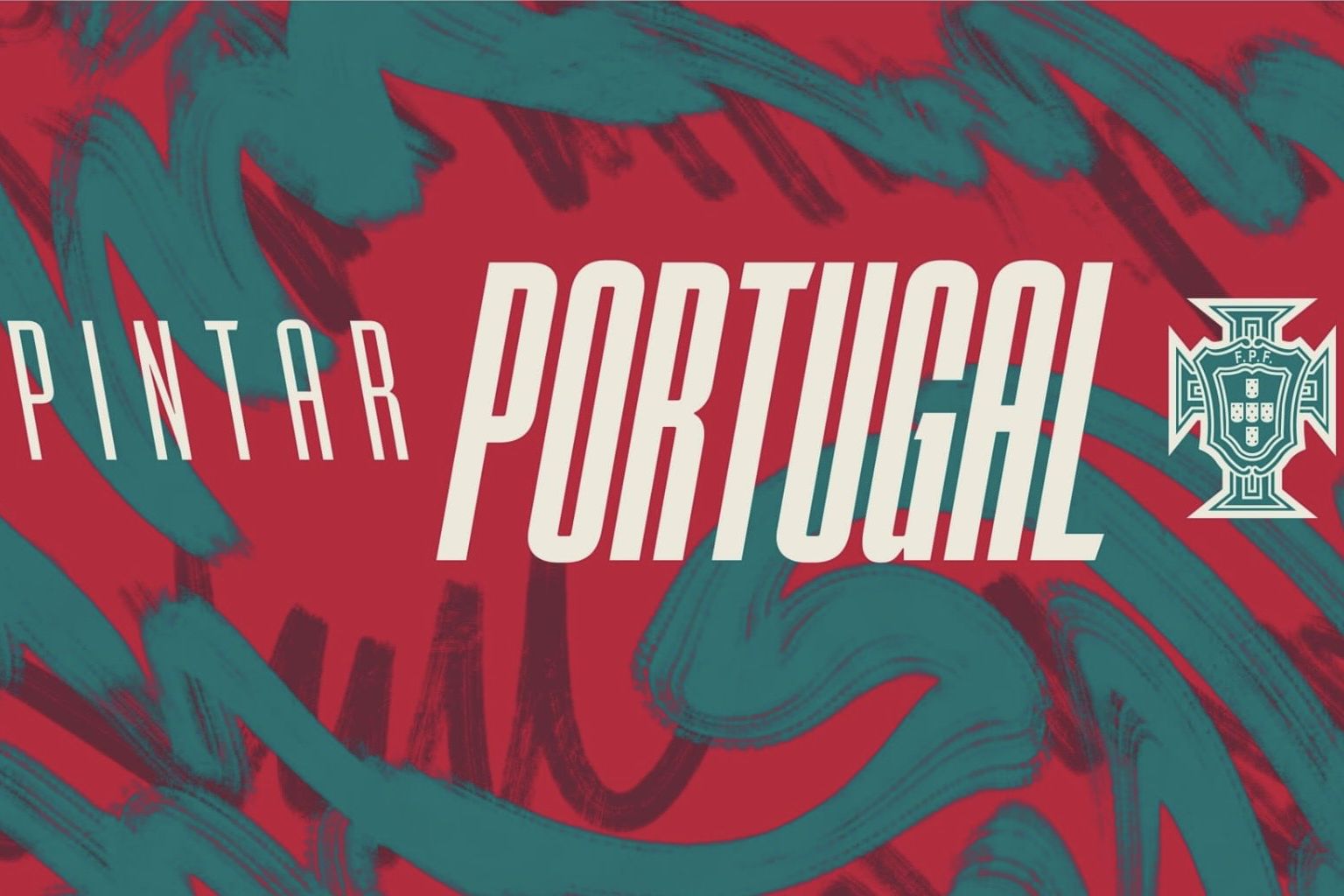 Pintar Portugal, iniciativa da FPF, em conjunto com os municípios, de apoio à Seleção é esta segunda-feira apresentada na Cidade do Futebol — Foto: FPF