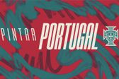 Pintar Portugal, iniciativa da FPF, em conjunto com os municípios, de apoio à Seleção é esta segunda-feira apresentada na Cidade do Futebol — Foto: FPF