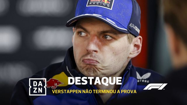 Verstappen abandona GP da China devido a falha mecânica