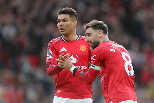 Casemiro e Bruno Fernandes Foto: Imago