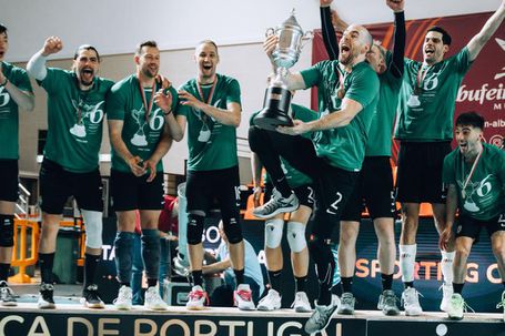 O Sporting conquistou a Taça de Portugal pela sexta vez. Foto Diogo Oliveira/FPV