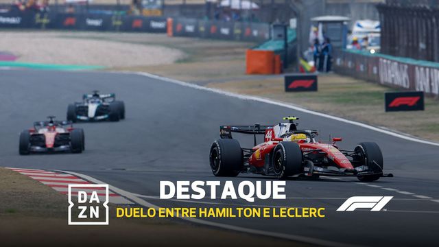 Hamilton chega ao pódio após duelo com Leclerc