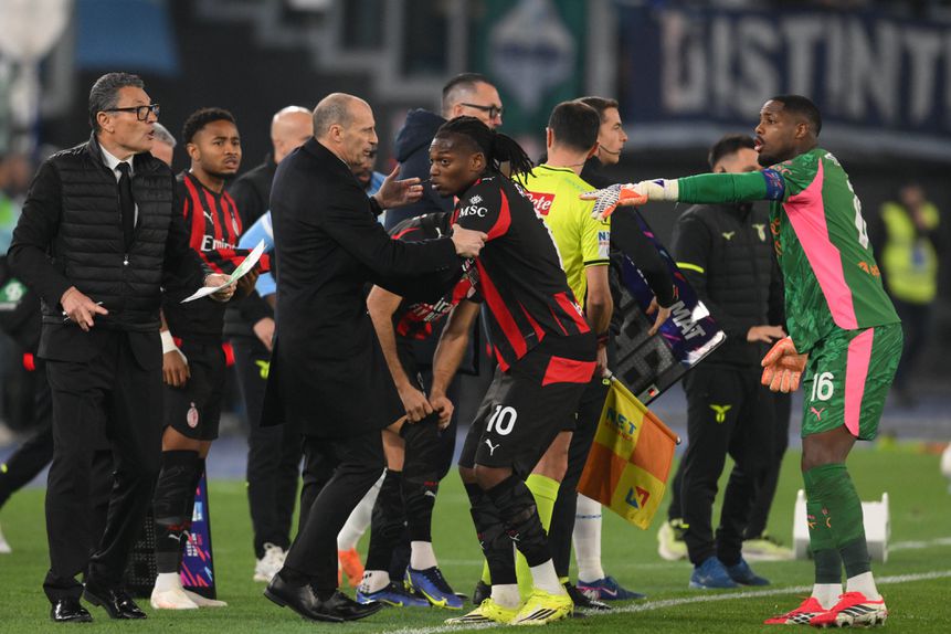 Allegri e Rafael Leão (IMAGO)