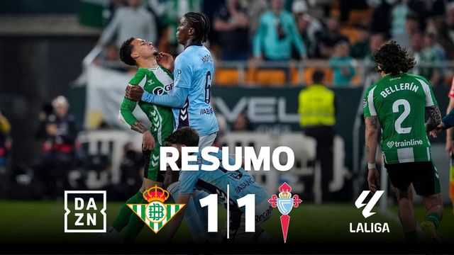 Ex-Sporting marca, mas Bétis e Celta de Vigo empatam-se (resumo)