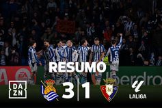 Gonçalo Guedes inspirado aproxima a Real Sociedad dos lugares europeus (resumo)