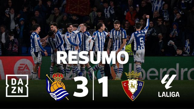 Gonçalo Guedes inspirado aproxima a Real Sociedad dos lugares europeus (resumo)