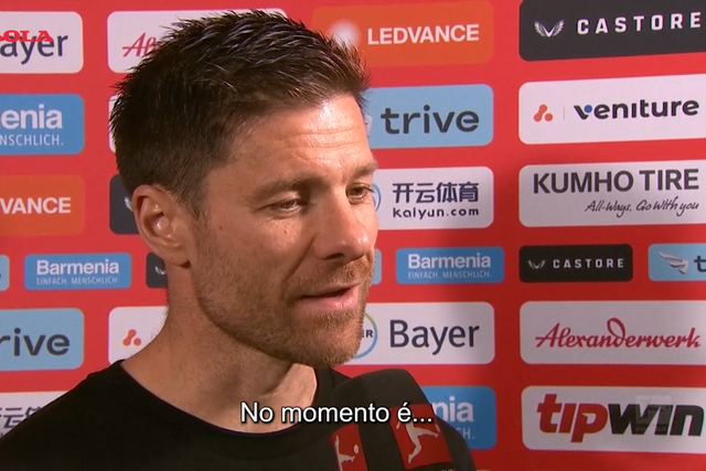 Xabi Alonso: «Vai demorar até percebermos o quão importante isto é»