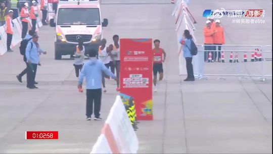 O polémico final da meia maratona de Pequim que está a ser investigado