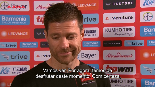 A pensar no 'triplete'? A resposta de Xabi Alonso