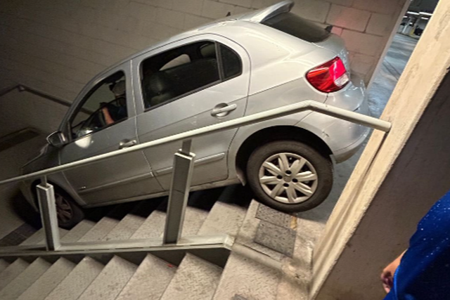 VÍDEO: adepto do Cruzeiro enganou-se na saída e aconteceu isto…