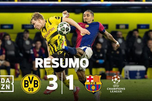 Dortmund assustou, mas foi o Barcelona que passou (resumo)
