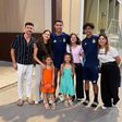 «Siiii!» A felicidade da família de Ukra ao conhecer Ronaldo 
