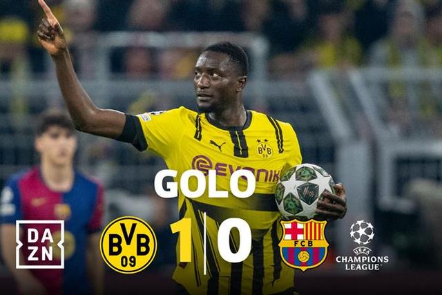 Guirassy coloca Dortmund mais perto do milagre (vídeo)