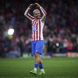 Antoine Griezmann com a camisola do Atlético Madrid