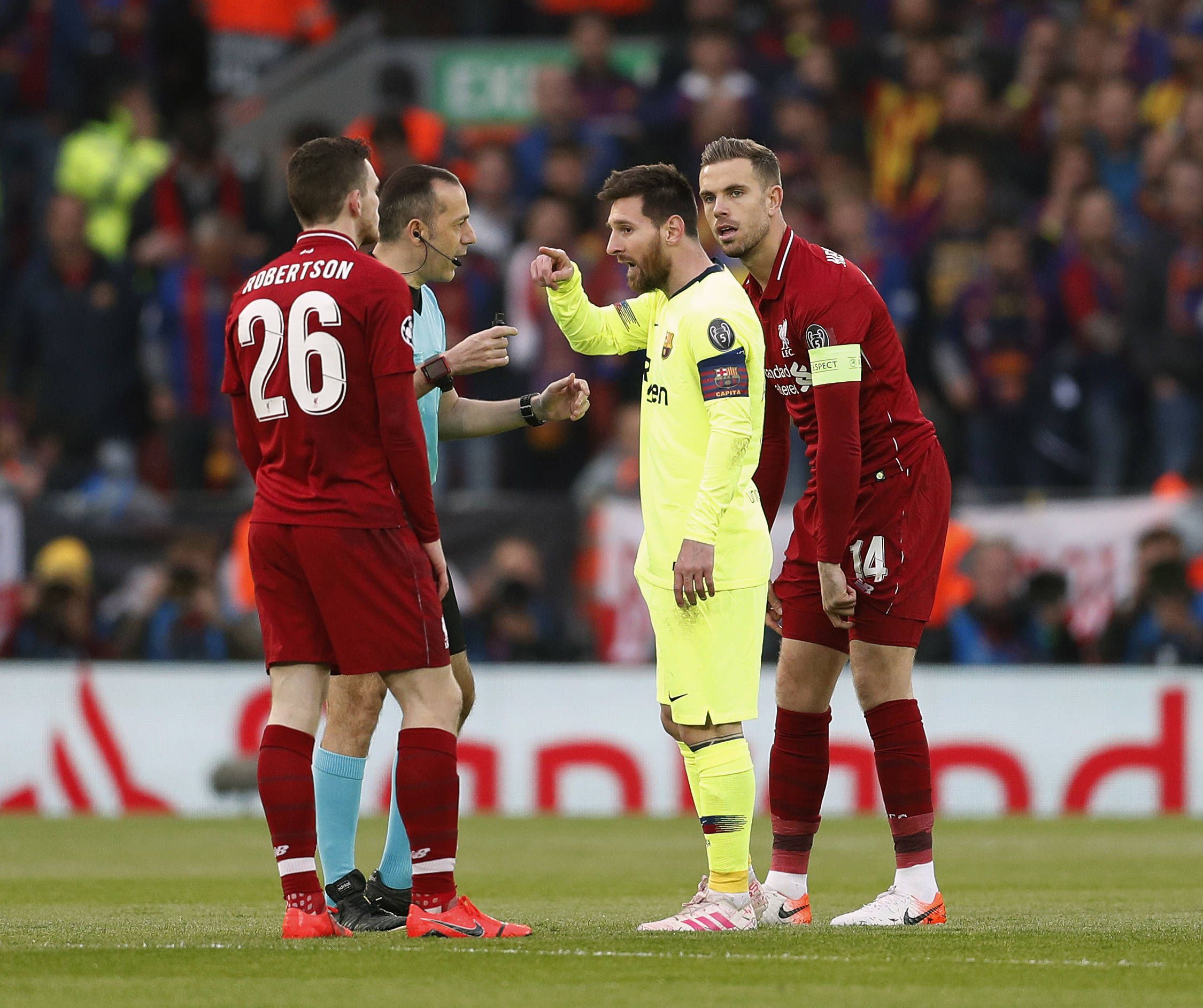Liverpool-Barcelona (4-0), a 7 de maio de 2019 - 4-3 para os reds no agregado das meias finais da Champions 2018/19