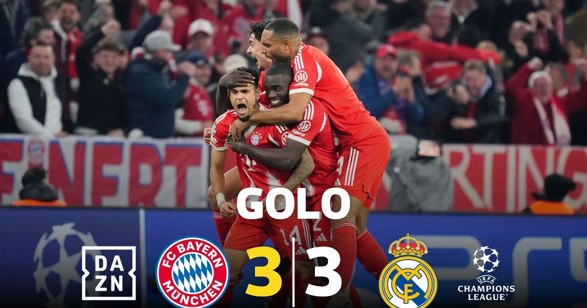 Loucura em Munique! Golaço de Luis Díaz dá vantagem ao Bayern!