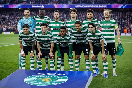 O onze do Sporting que jogou em Londres pelo apuramento para as meias-finais da Champions - Foto: EPA