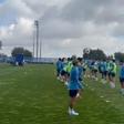 Há música e boa-disposição no treino do FC Porto
