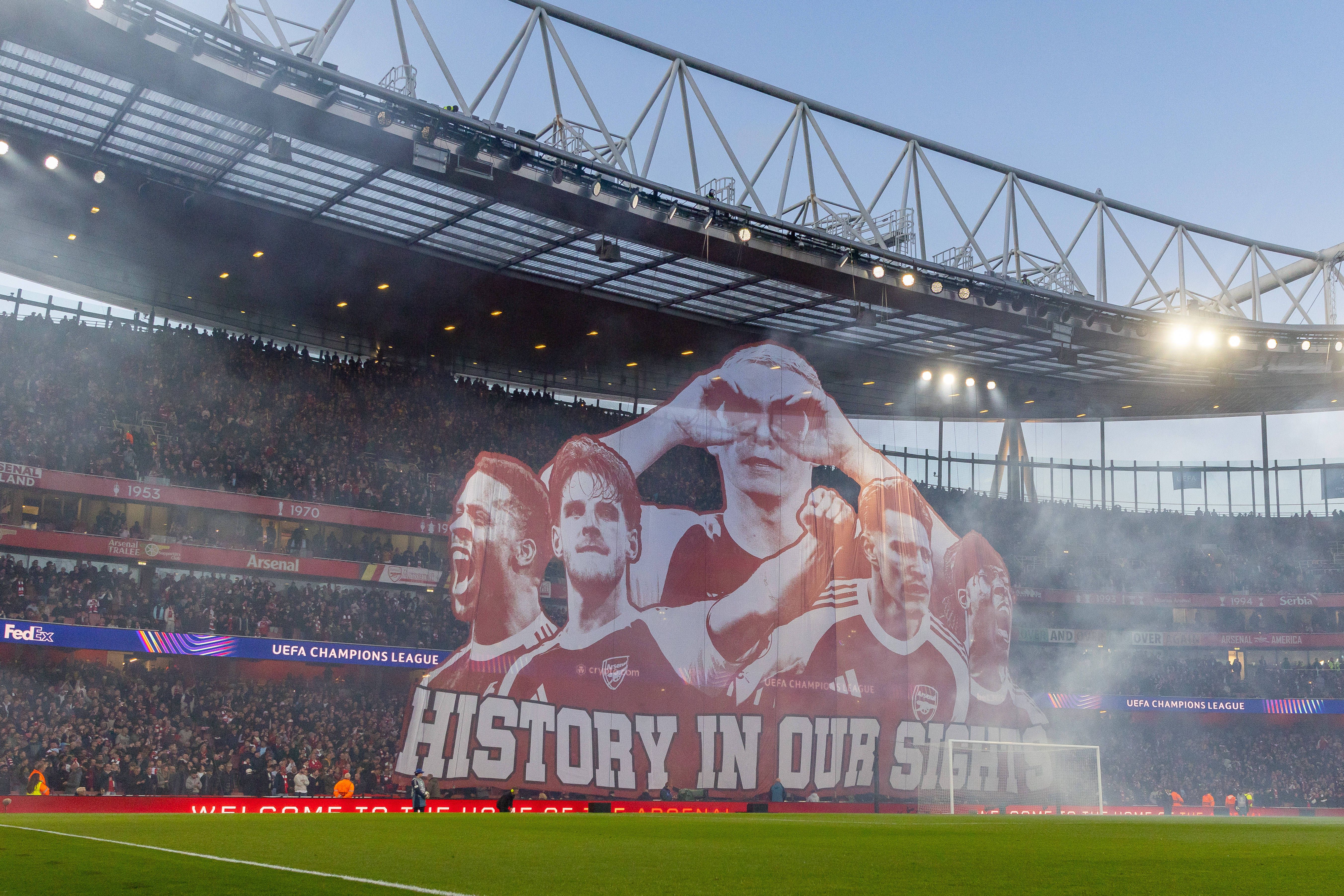 O Arsenal defrontou o Sporting com os olhos na história, uma vez que nunca tinha conseguido chegar às meias-finais da Champions - Foto: IMAGO