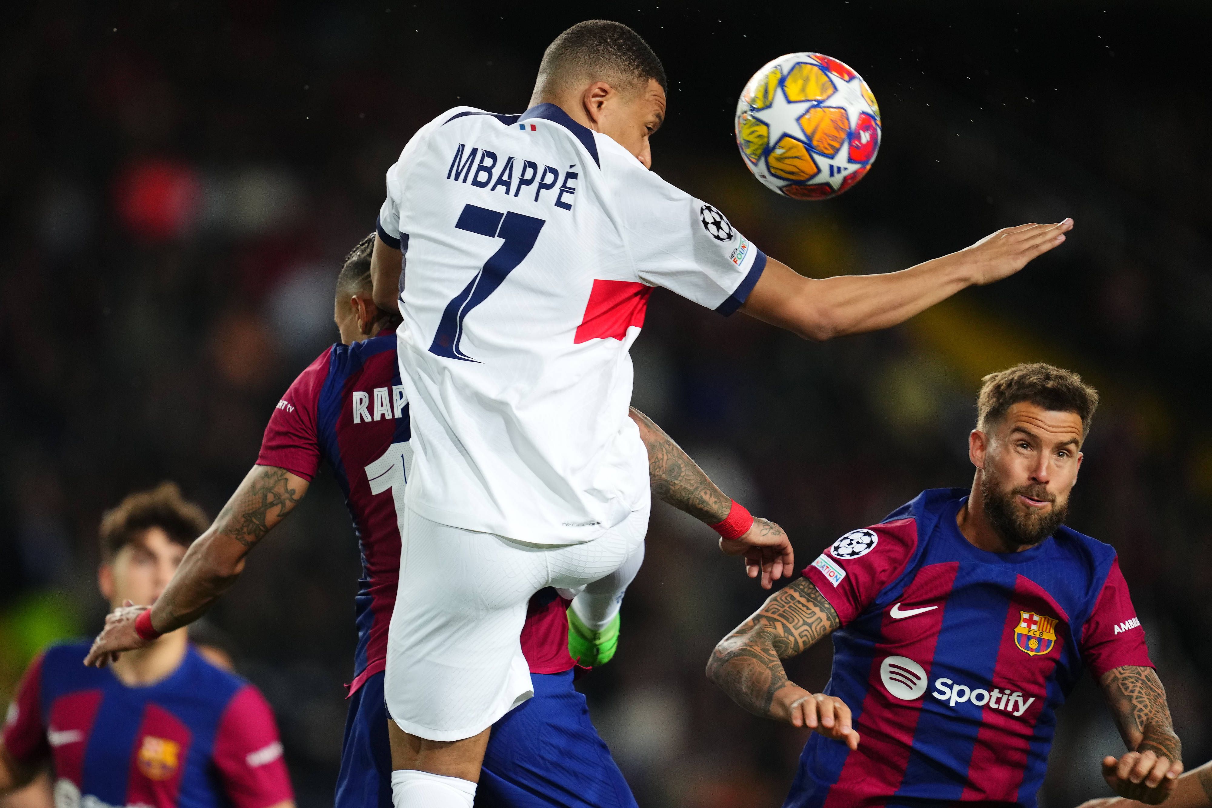 Barcelona- PSG (1-4), a 16 de abril de 2024 - 4-6 no agregado dos quartos de final da Champions 2023/24