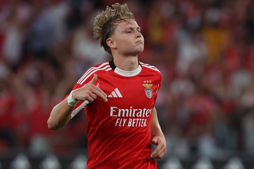 Schjelderup, extremo do Benfica (IMAGO)
