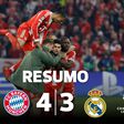A final dificilmente será melhor: o resumo do jogaço entre Bayern e Real Madrid