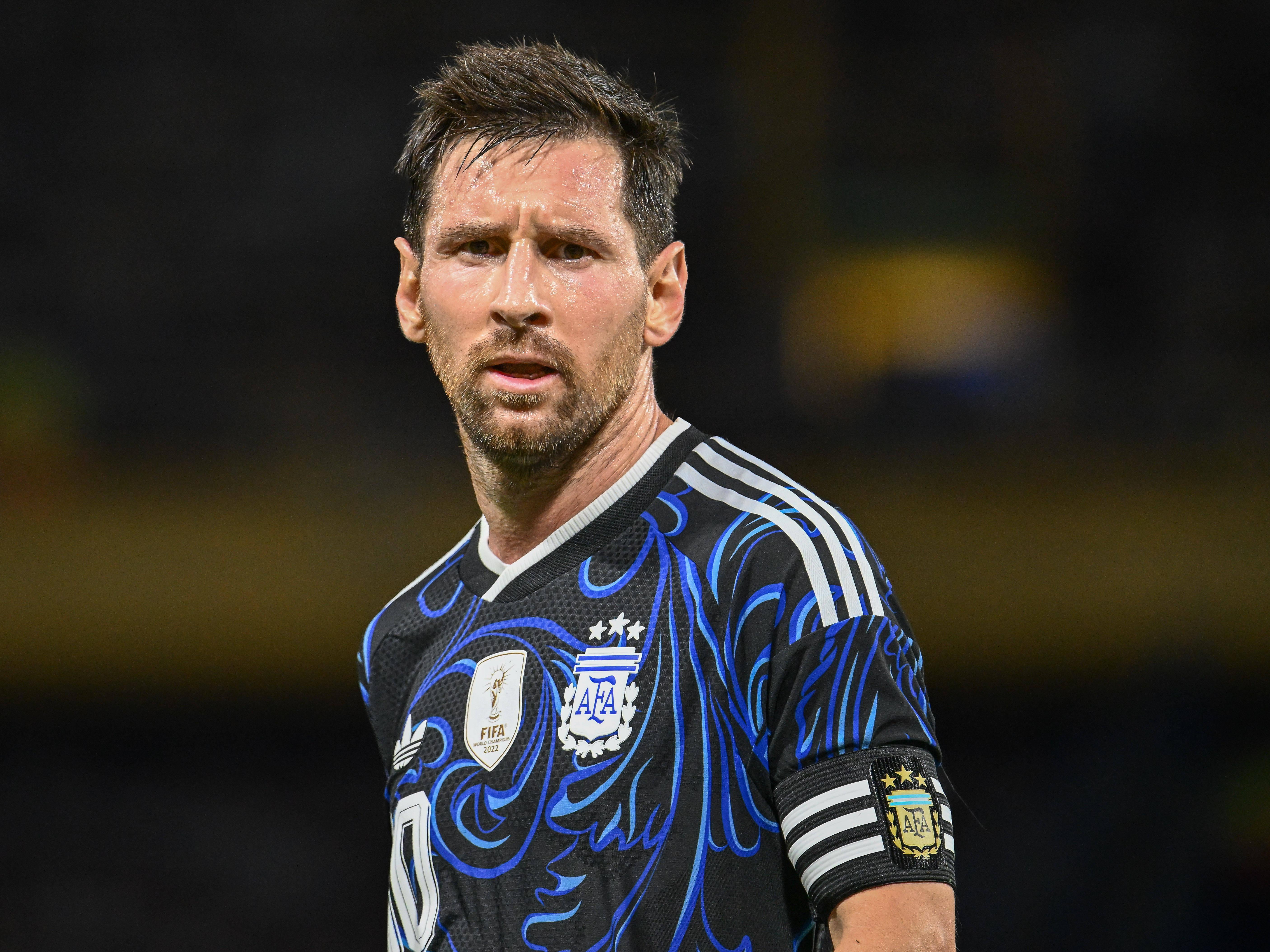 Lionel Messi, capitão da Argentina e do Inter Miami