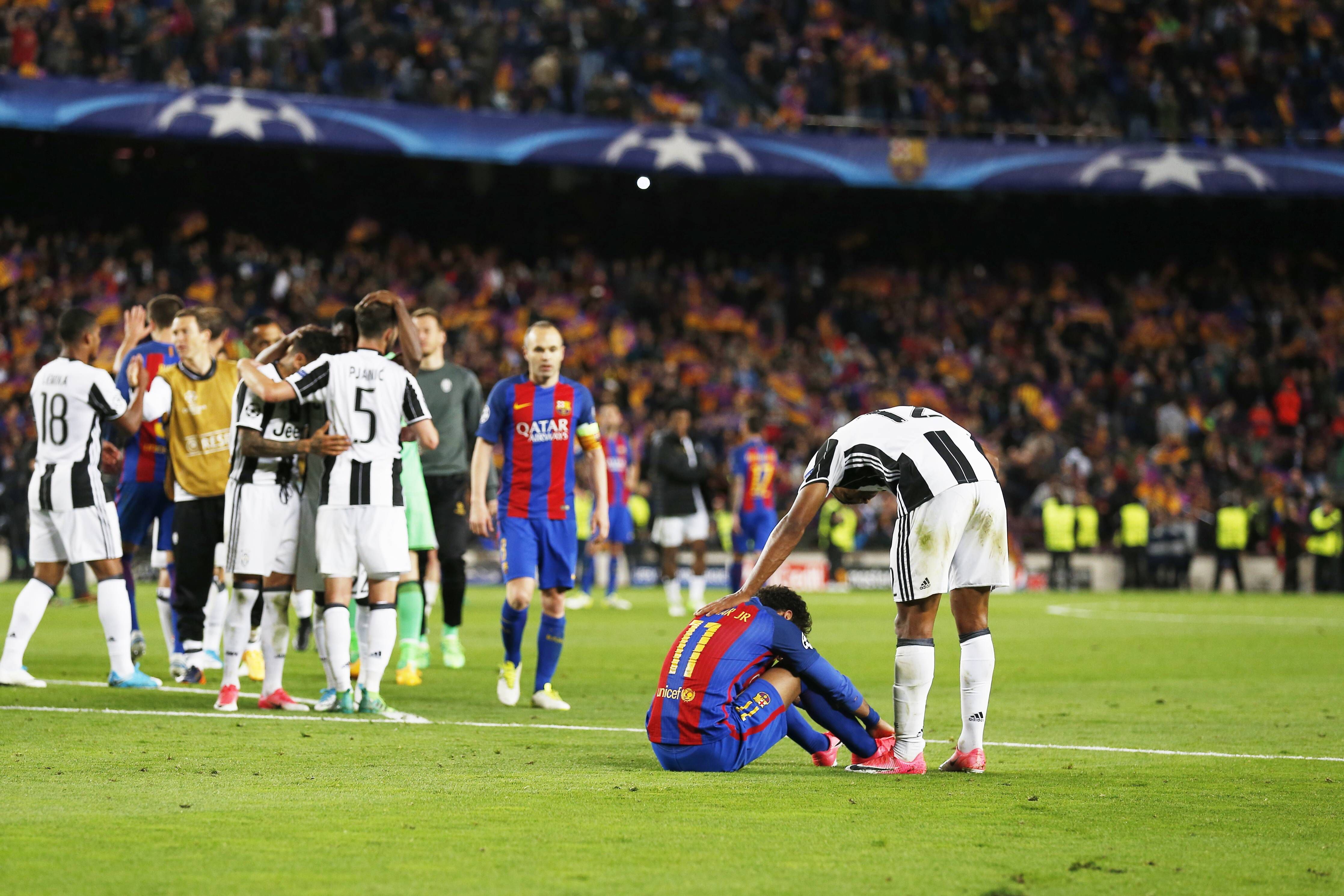 Barcelona-Juventus (0-0), a 19 de abril de 2017 - 0-3 no agregado dos quartos de final da Champions 2016/17
